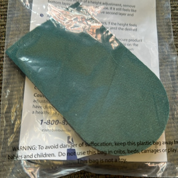 NIB Footsmart Brand Adjustable Heel Lift (one) - Picture 2 of 5